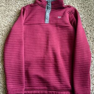 SOLD - Vineyard Vines Red Wines Pullover | Youth XL